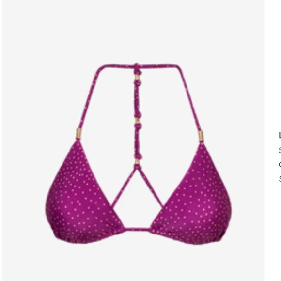 Stylish Pink Polka Dot Bikini - Picture 4 of 4